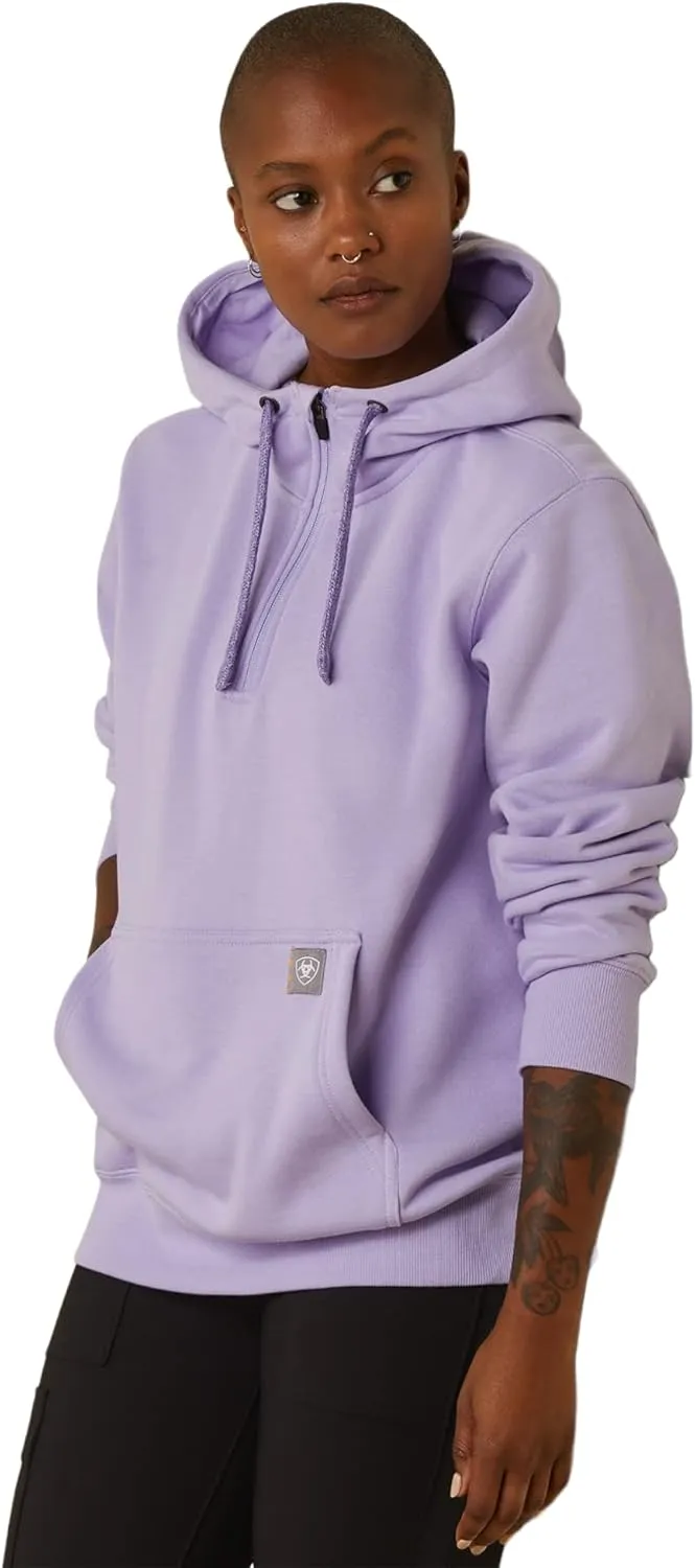 ARIAT Women's Rebar Skill Set 1/2 Zip Hoodie