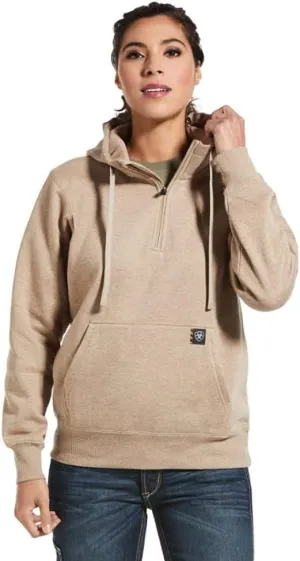 ARIAT Women's Rebar Skill Set 1/2 Zip Hoodie