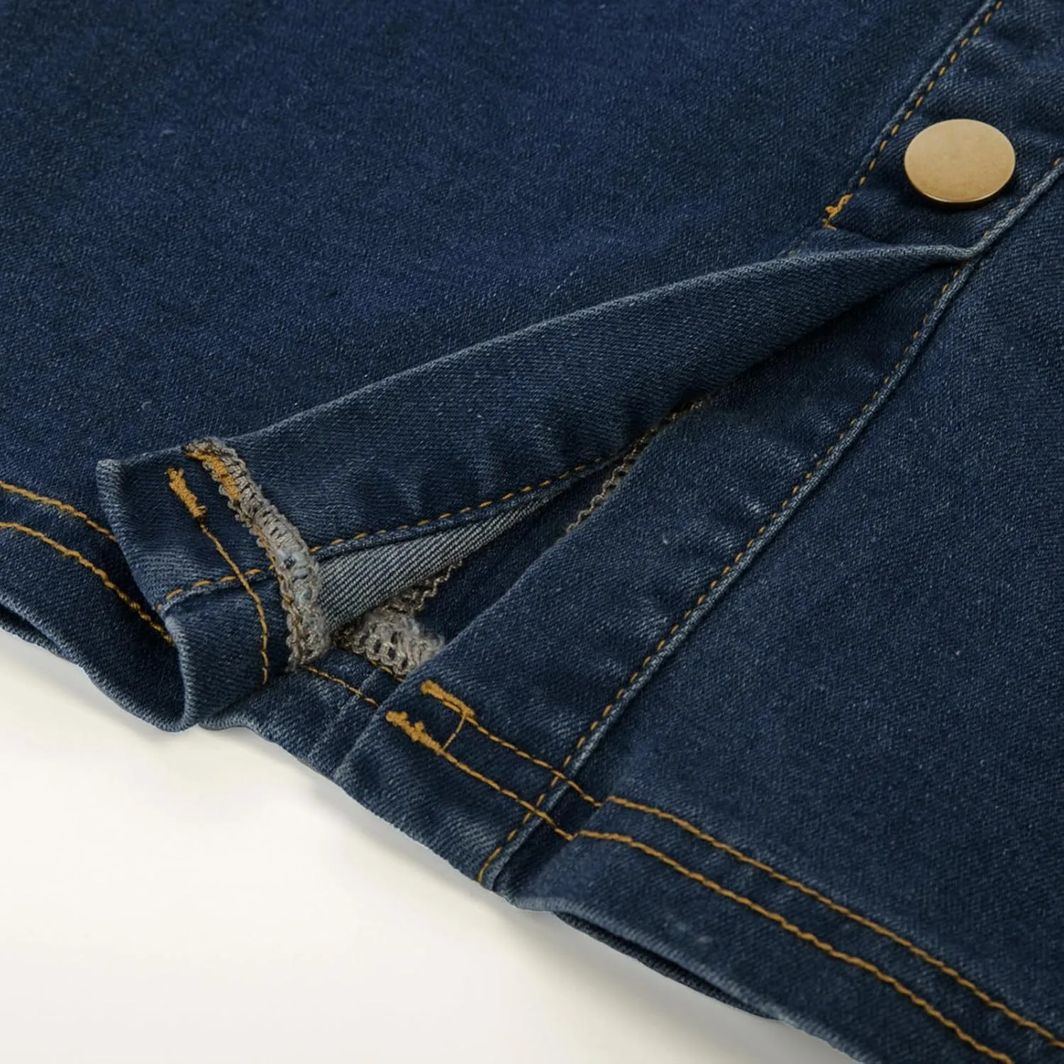 Belle Poque Denim Pencil Skirt for Women Ruched Bodycon Jeans Skirt with Belt High Waisted Pencil Skirts
