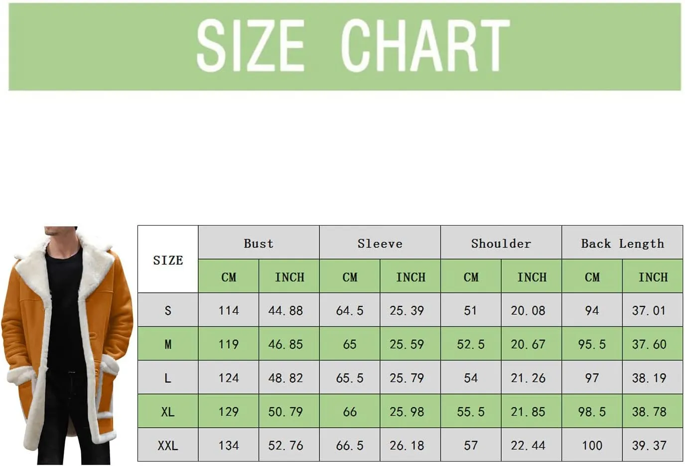 BIFUTON Winter Coats for Men,Men's Shearling Leather Coat Faux Suede Sherpa Lined Winter Thicken Warm Hooded Sheepskin Jacket