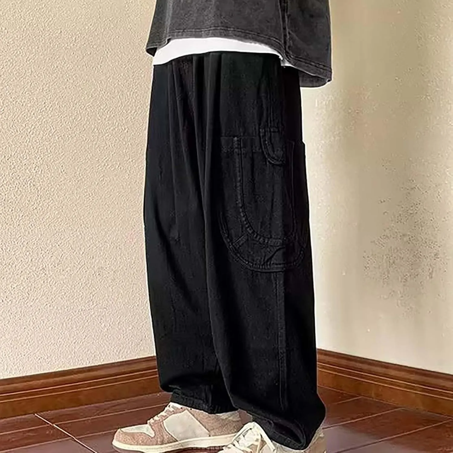 Big and Tall Cargo Pants for Men Mens Olive Green Pants Men Pants Baggy Mens Cargo Pants Basics Mens Business Casual