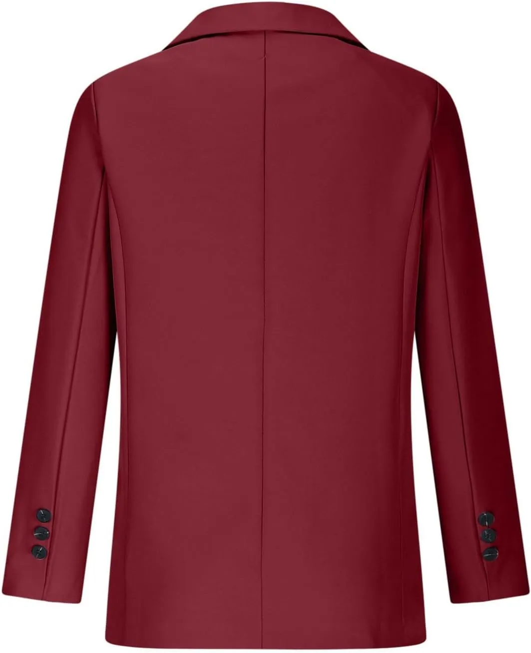 Business Blazers for Women Trendy Lapel Button Down Long Sleeve Blazer Jackets Dressy Open Front Office Suit Jackets