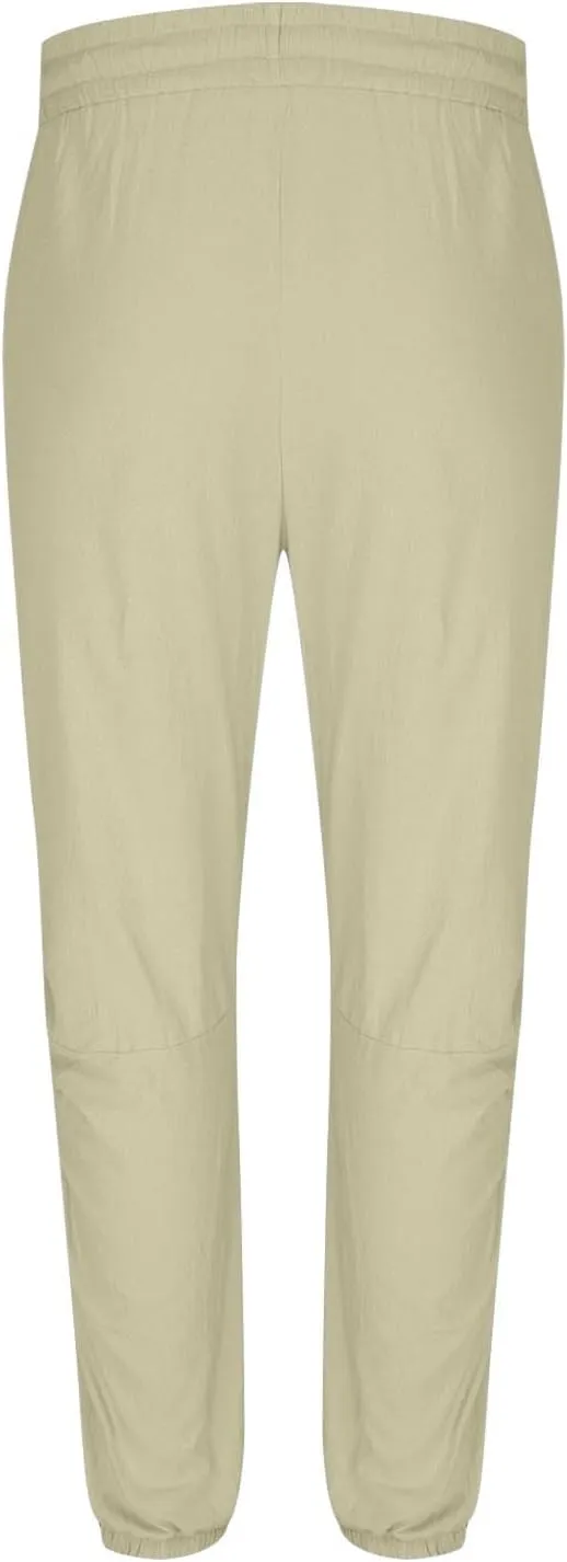 Cambkatl Men's Loose Summer Linen Harem Pants Lightweight Drawstring Casual Elastic Waist Beach Yoga Trousers with Pockets