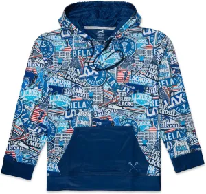 ChalkTalkSPORTS Lacrosse Hooded Performance Sweatshirts | Lacrosse Life Hoodies | Youth & Adult