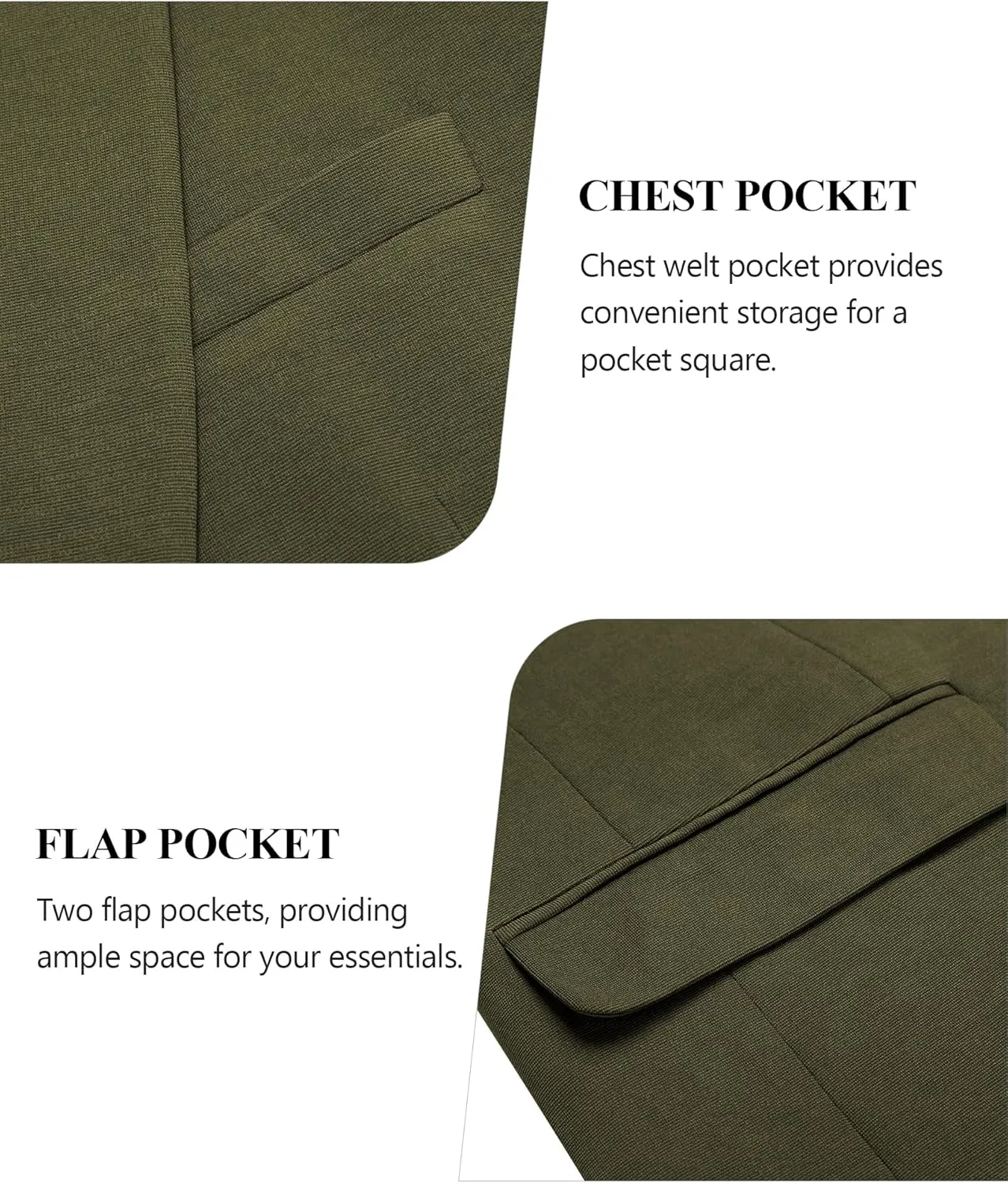 COOFANDY Mens Blazer Jacket One Button Casual Suit Jackets Stretch Knit Sport Coat