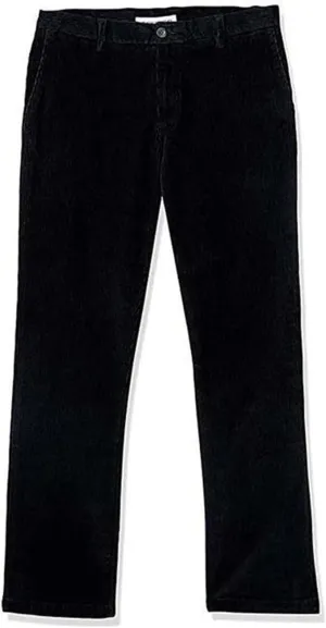 Corduroy Pants Men Solid Business Dress Pants Casual Straight Legs Elastic Waist Suit Trousers Fashion Spring Pants