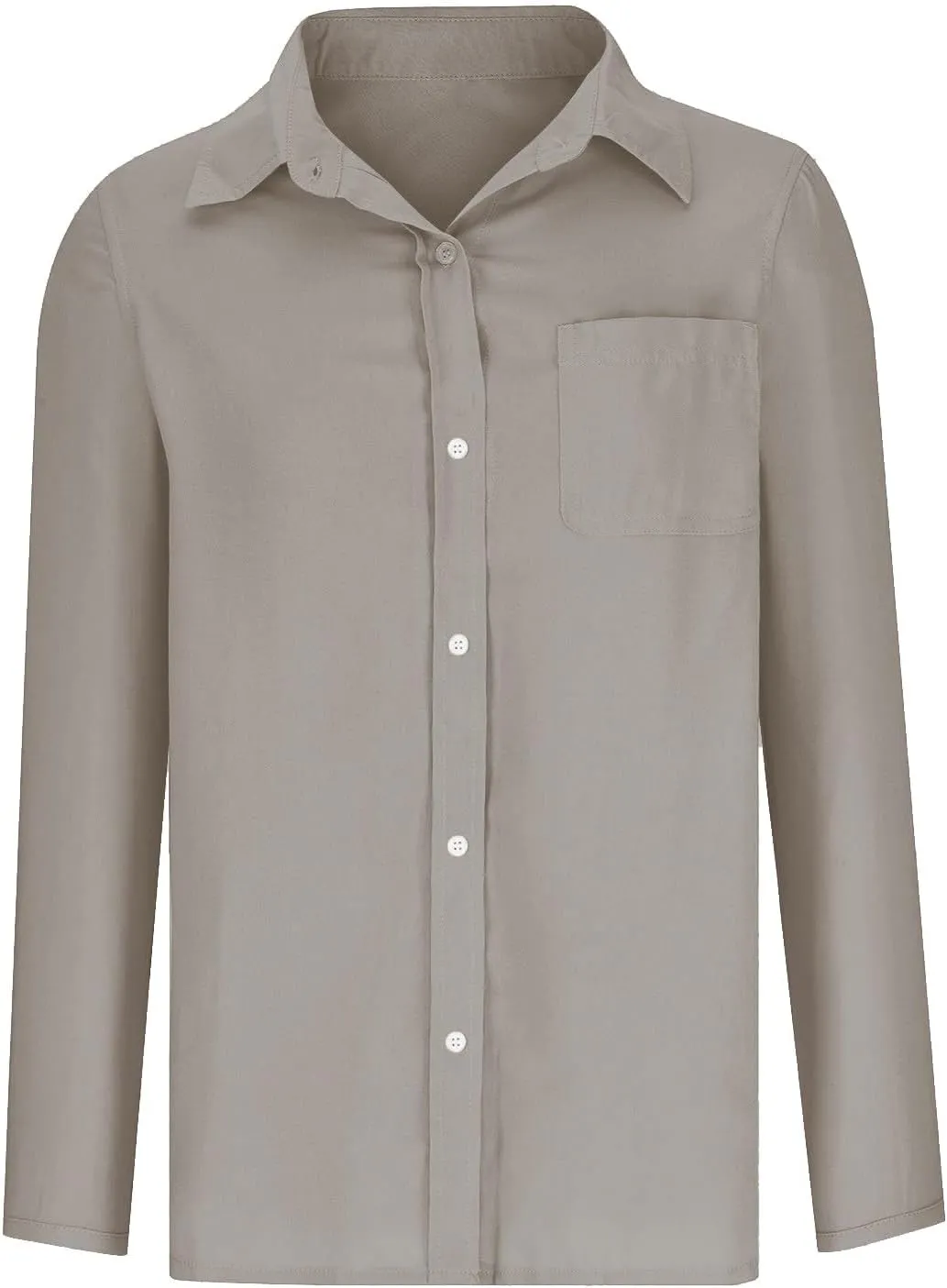Cotton Linen Shirts for Women with Pockets Long Sleeve Button Down Oversized Tshirts Ladies Vacation Beach Work Tops Clothes