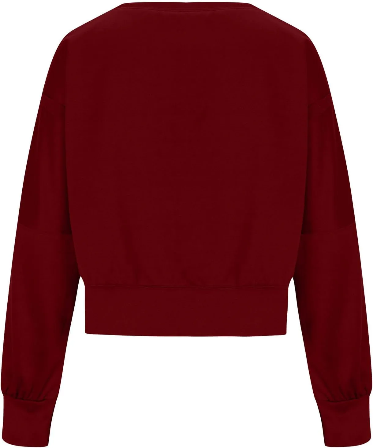 Cropped Sweatshirt For Women Fashion 2024 Casual Long Sleeve Crewneck Oversized Pullover Sweatshirts Fall y2k Clothes