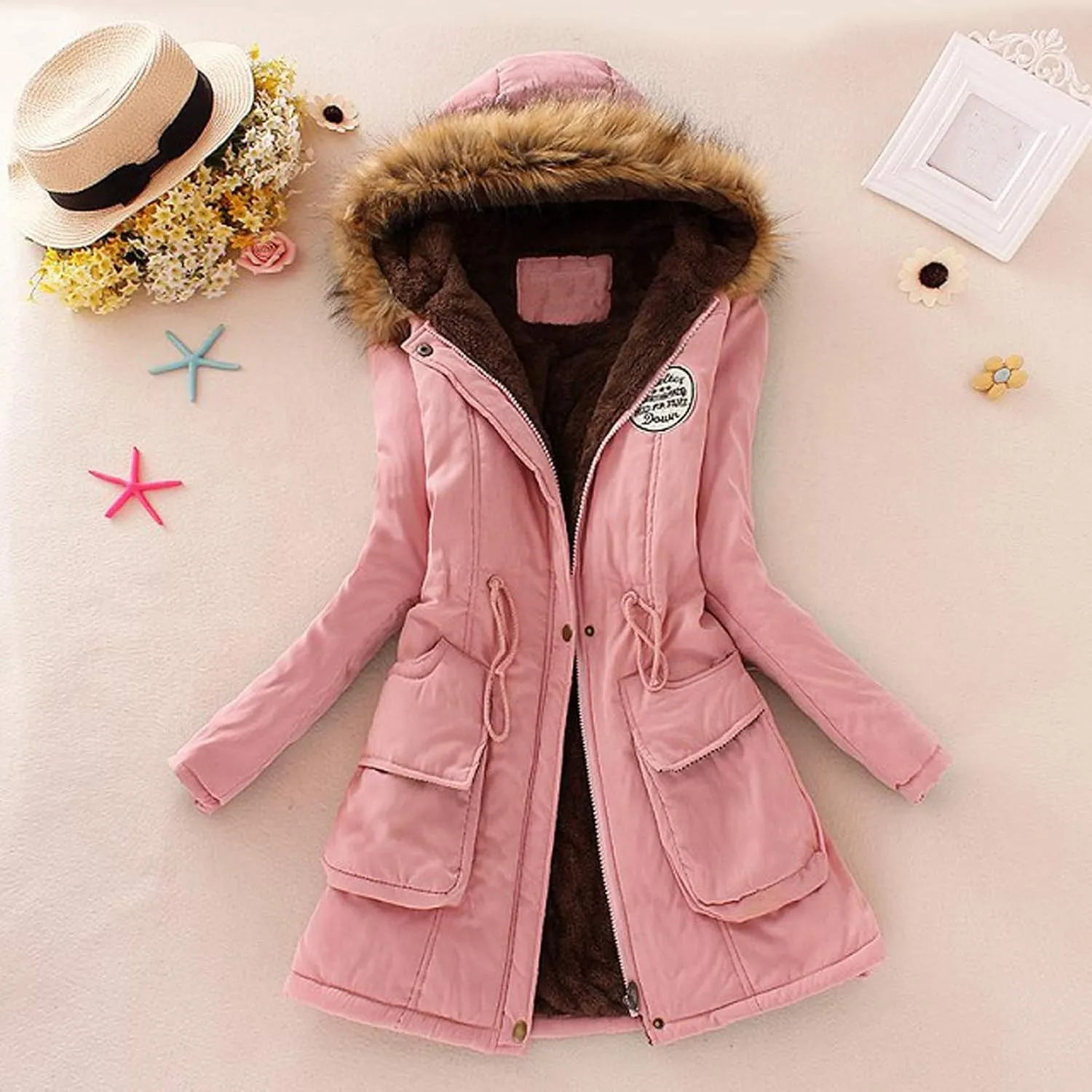 Fall Fashion Coats for Women Winter Warm Coats Casual Fuzzy Fleece Sherpa Jackets Hoodies Pullover Plus Size Jackets