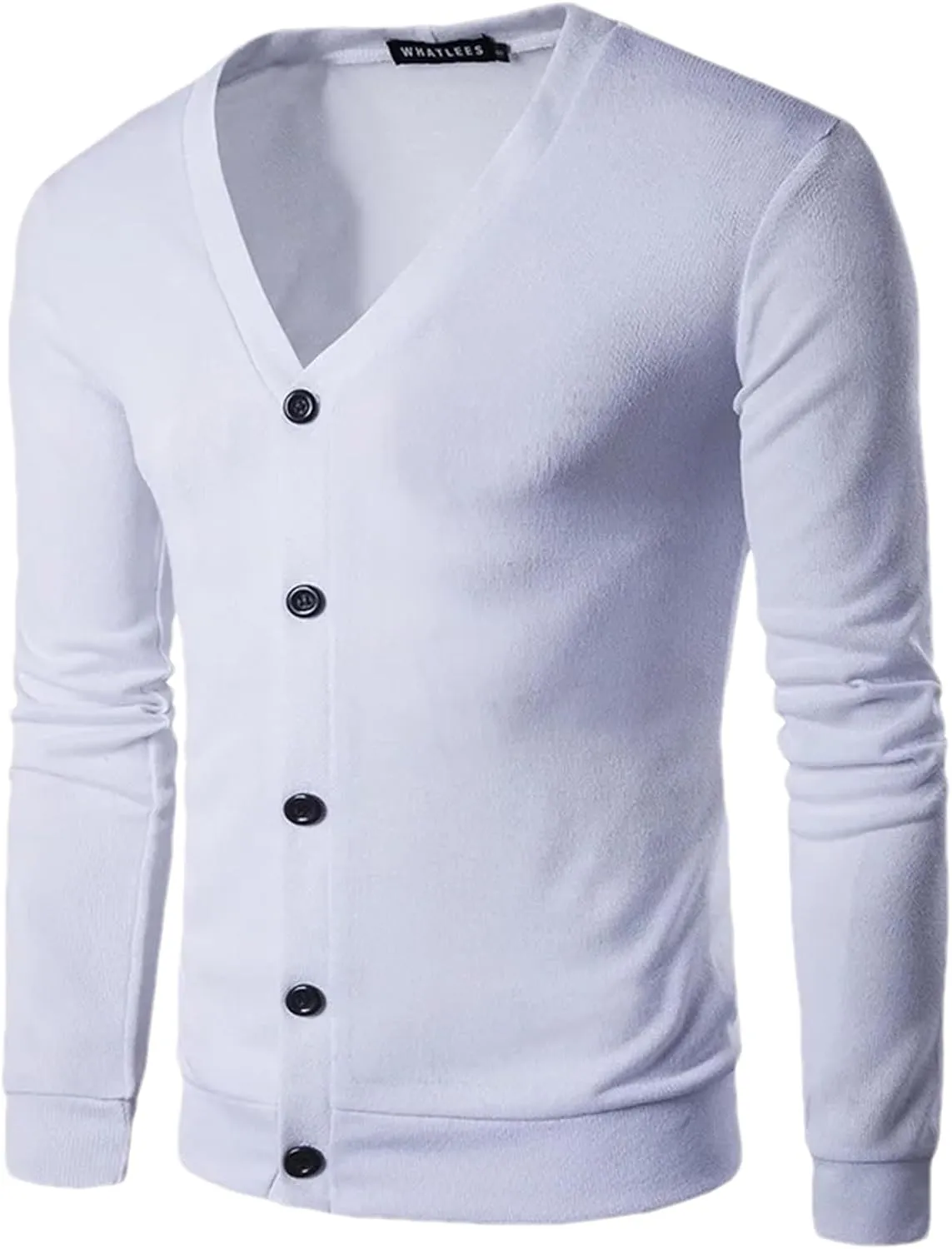 Fall Korean Youth Men's Trend V-Neck Cardigan Knit Sweater Men Clothing