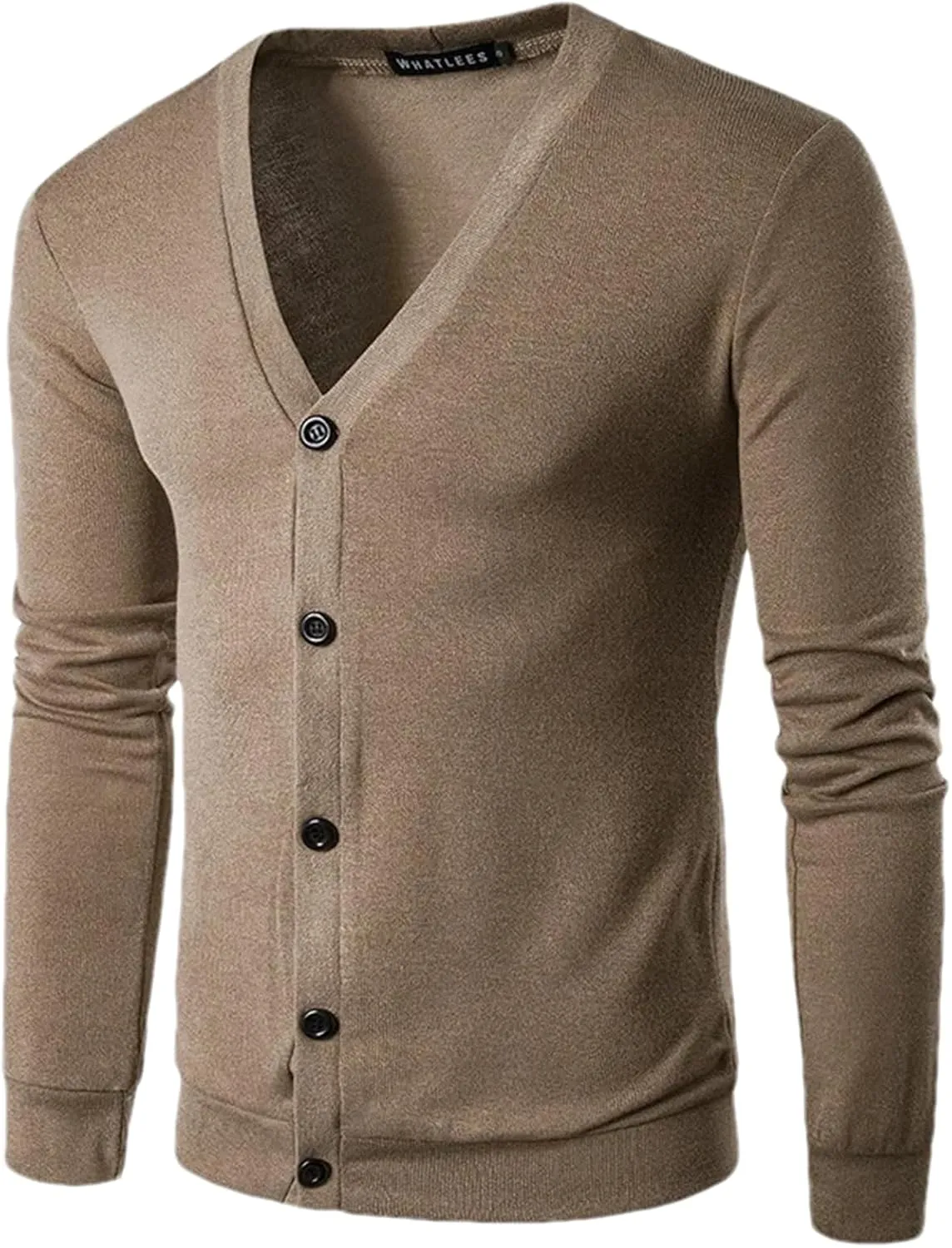 Fall Korean Youth Men's Trend V-Neck Cardigan Knit Sweater Men Clothing
