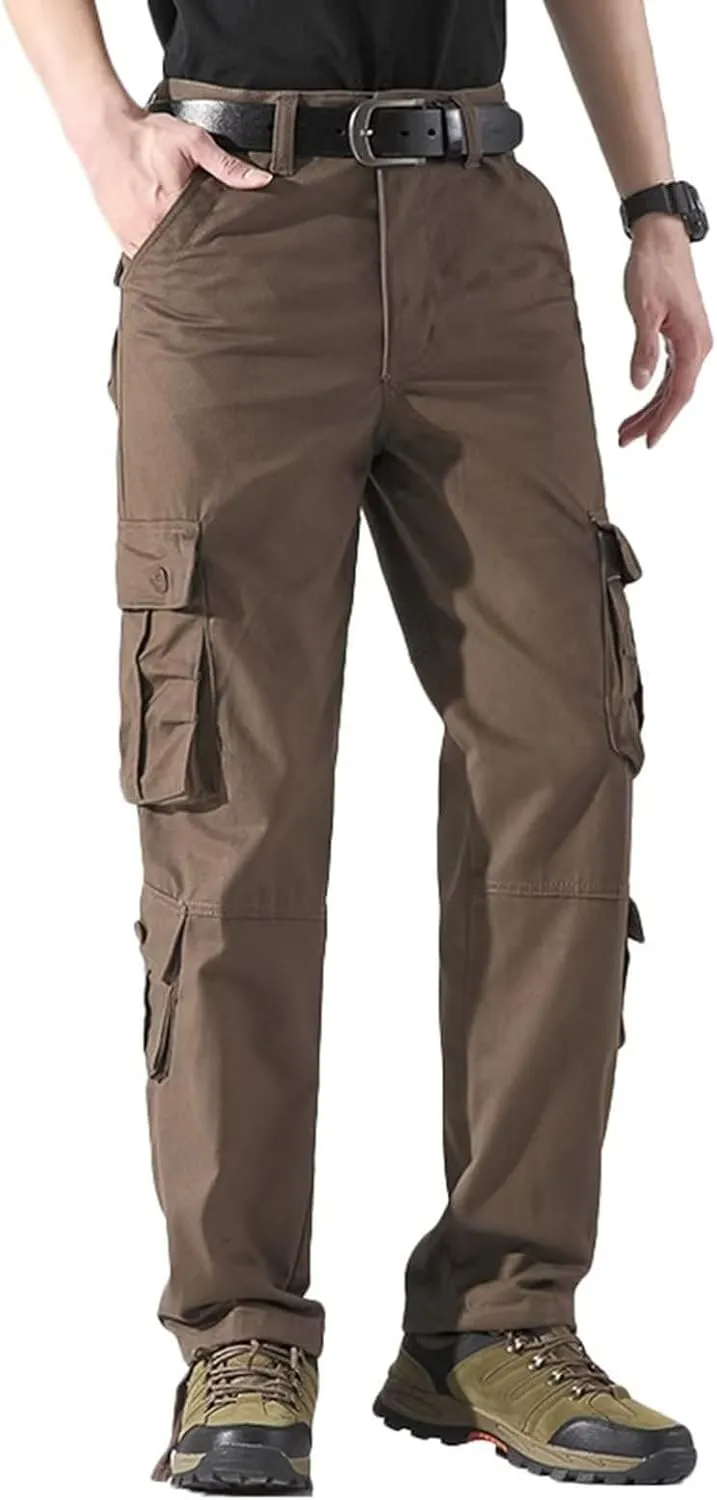 GIERIDUC Men's Hiking Cargo Pants Lightweight Outdoor Travel Pants for Men with Multi-Pockets Fishing Camping Work Cargo Pant
