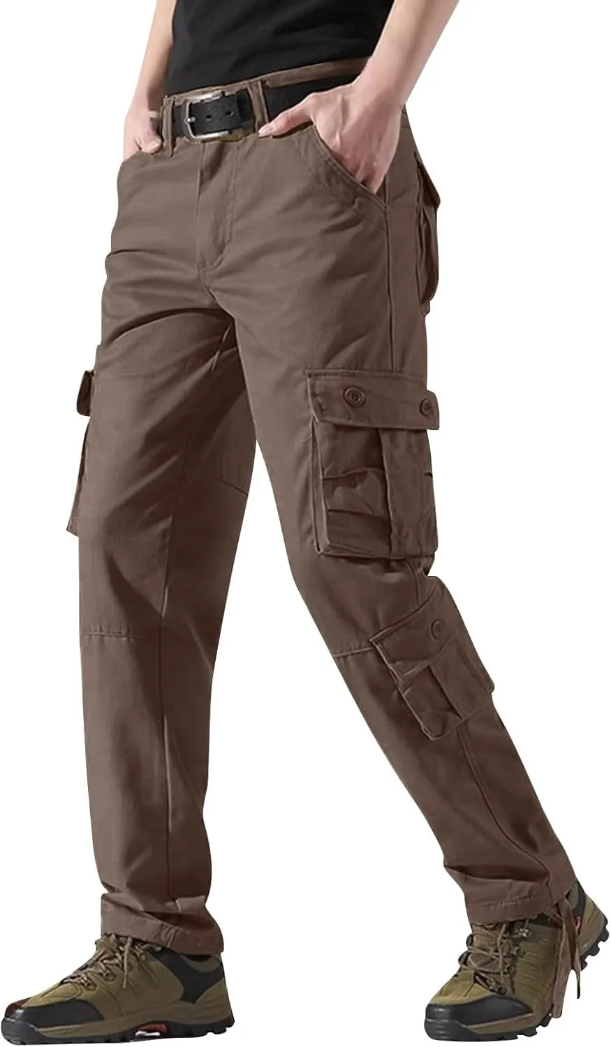 GIERIDUC Men's Hiking Cargo Pants Lightweight Outdoor Travel Pants for Men with Multi-Pockets Fishing Camping Work Cargo Pant