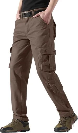 GIERIDUC Men's Hiking Cargo Pants Lightweight Outdoor Travel Pants for Men with Multi-Pockets Fishing Camping Work Cargo Pant