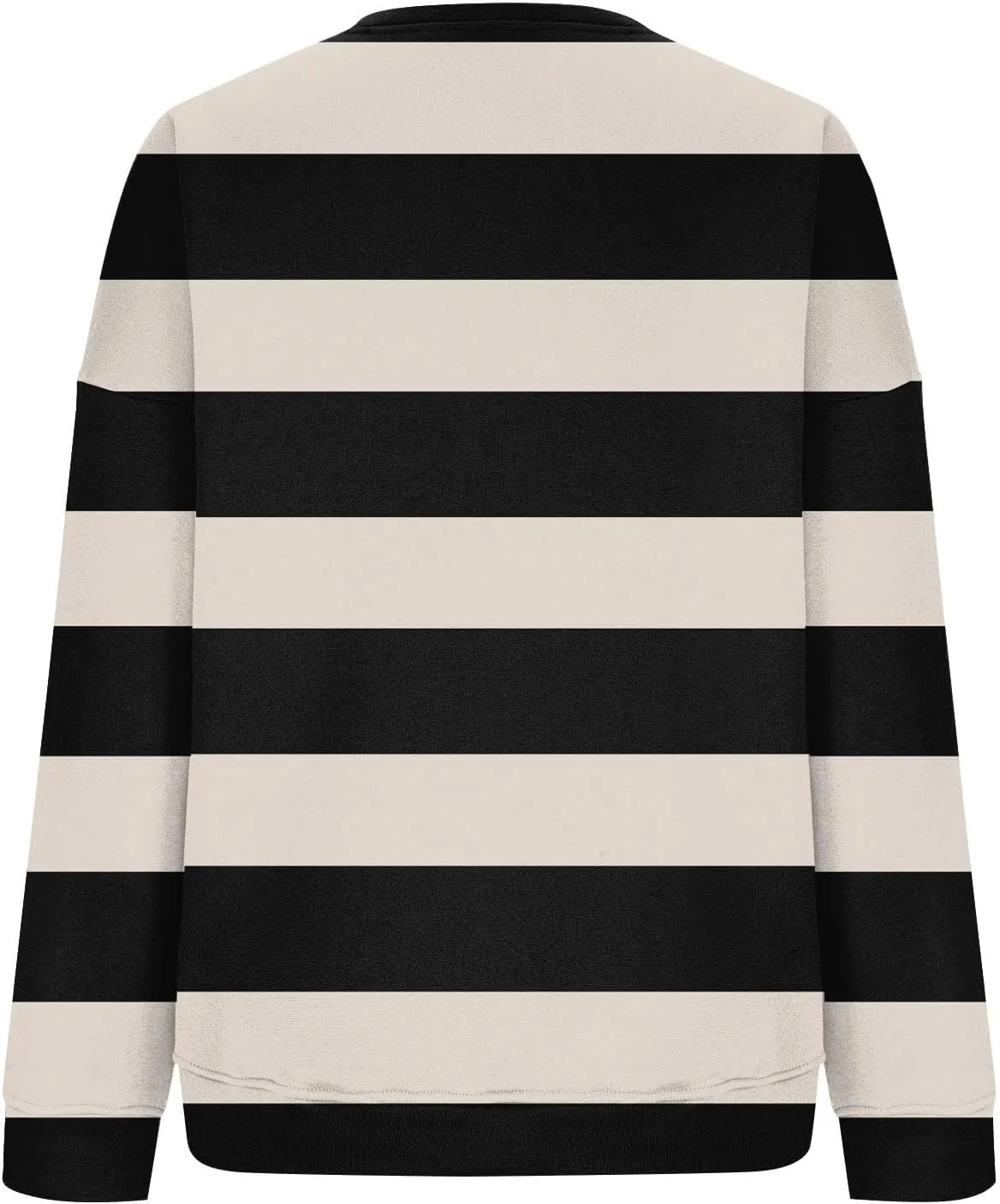 GOFULY Fall Crewneck Sweatshirts Women Oversized Striped Pullover Lightweight Crop Sweatshirts Winter Long Sleeve Tshirt