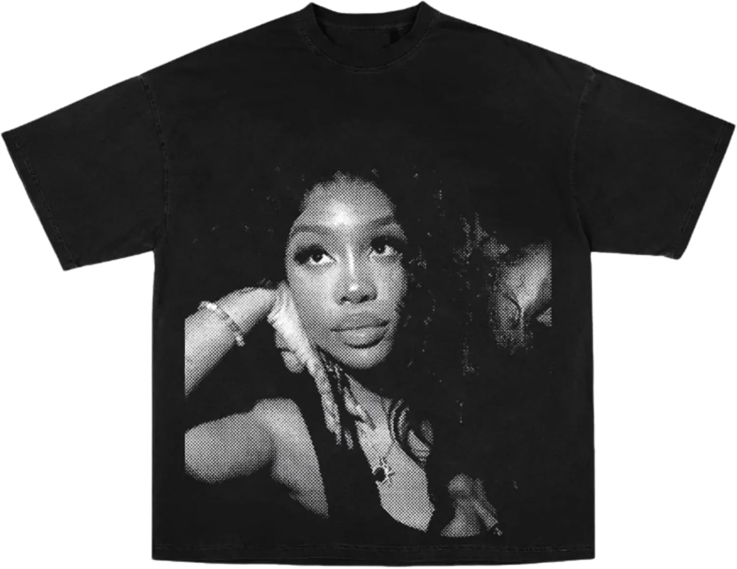 Goth Vintage Rapper T Shirt Men Oversized Graphic Tee Y2k Emo Grunge Shirts Streetwear