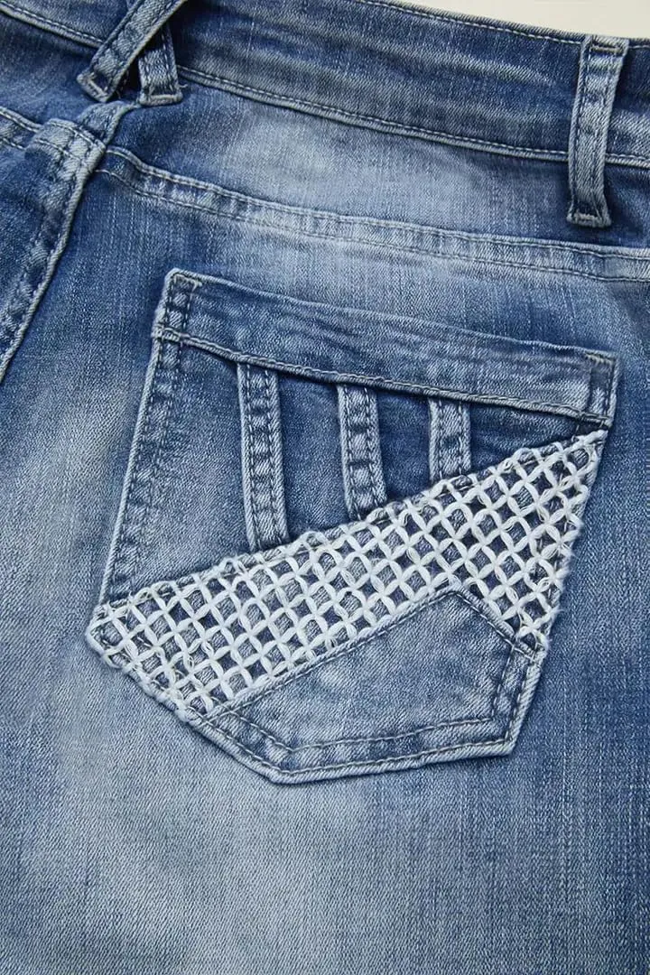 Huang's Women's Trendy Boot Cut Stretch Flare Jeans Skinny Denim Trousers