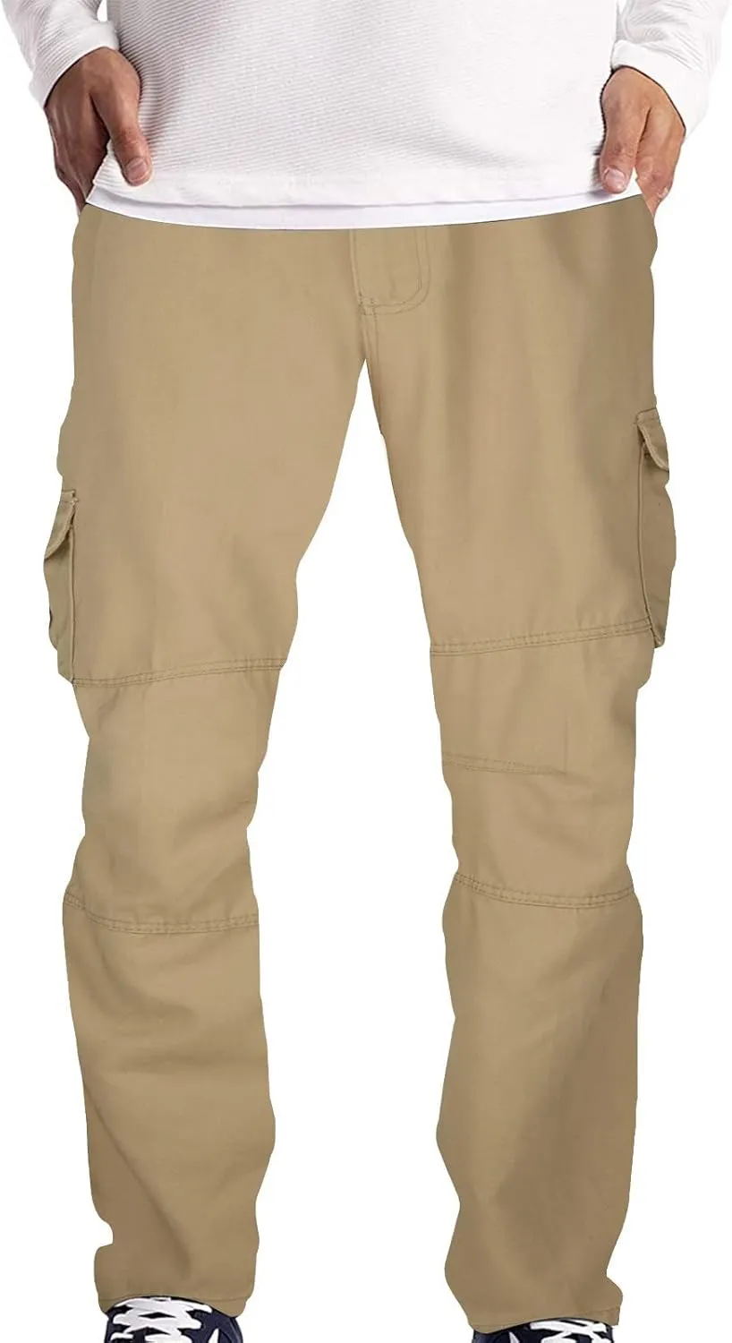 Jeans for Men Relaxed Fit Sport Pants Jogger Sweatpants Drawstring Outdoor Trousers with Pockets Jean for Men Mens