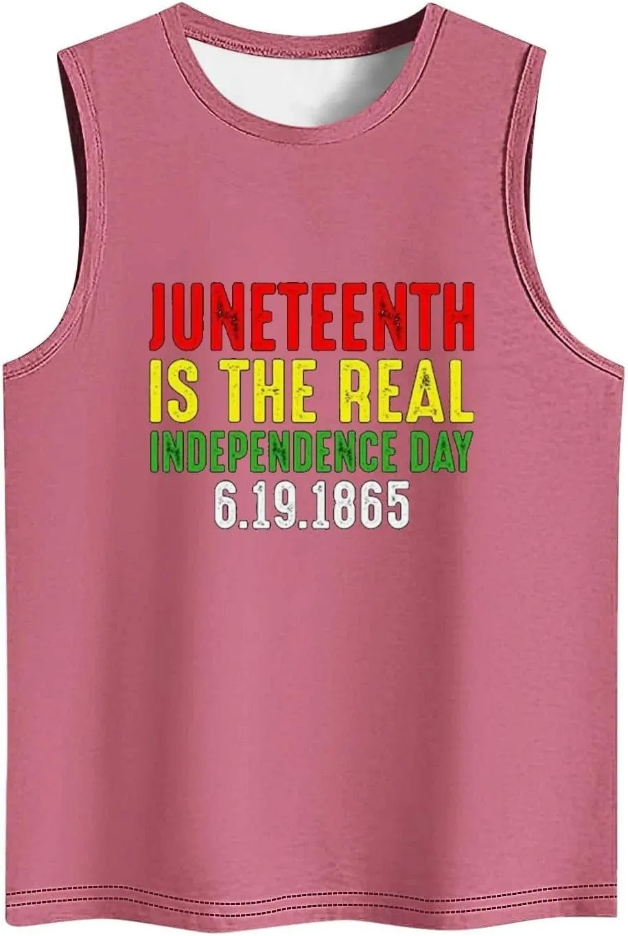 Juneteenth Shirts Women Sleeveless Crewneck Tank Tops Black Freedom African American History Month Graphic Tees