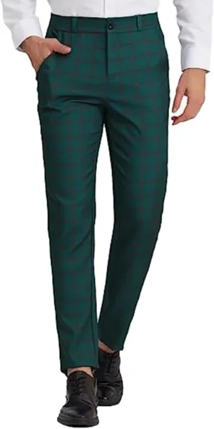 LCMTWX Mens Joggers Suit Trousers Solid Color Button Plaid Large Size Refreshing Comfortable Casual Fleece Active Gifts for