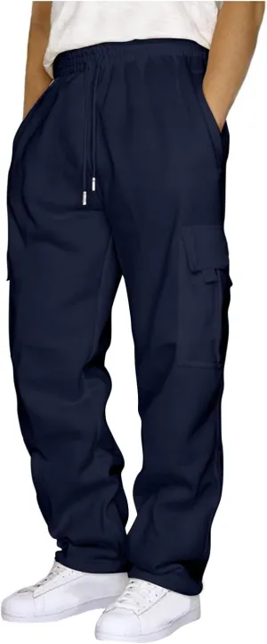 LCMTWX Men's Sweatpants Couple Dry Trousers Outdoor Men Quik Pants Men's Pants Stretch Waist Cargo Pants