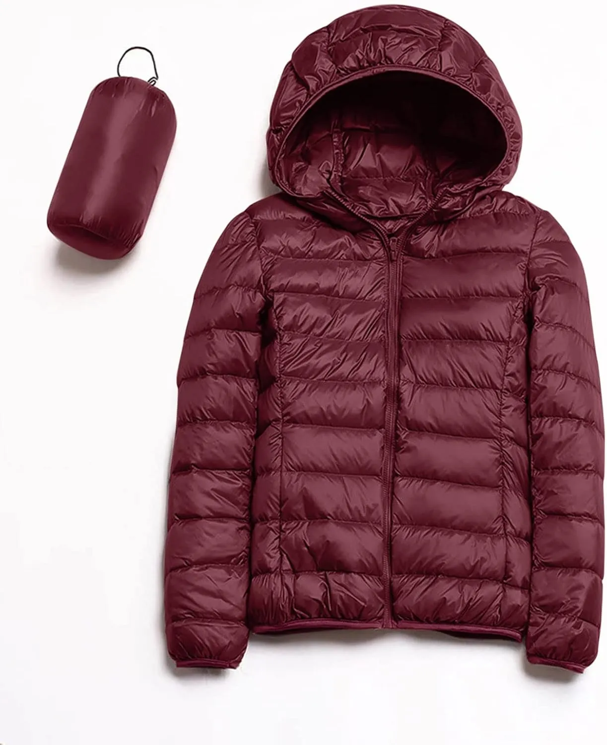 Lightweight Packable Down for Women Jacket Lightweight Puffer Coat with Hood Winter Warm Puffer Jackets for Women