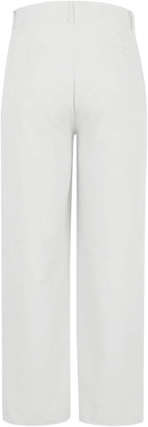 Linen Pants for Men Pleated Front Trouser Straight Leg Suit Trousers Classic Solid Office Trouser Lightweight Pant