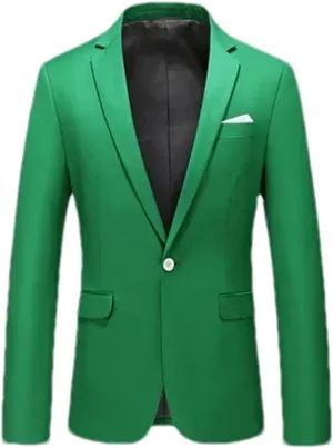 Men Spring Formal Suit Jackets Single Button Slim Fit Formal Business Casual Blazers
