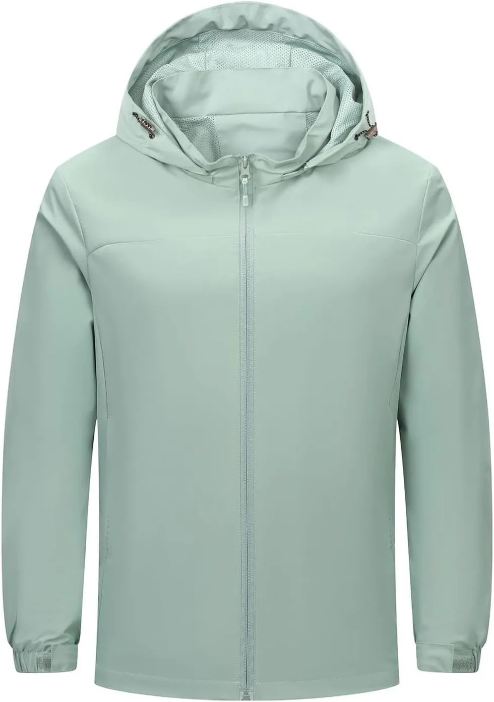 Men Women Rain Jackets Hooded Waterproof Windbreaker With Pockets Unisex Fall Winter Outdoor Hiking Travel Raincoats