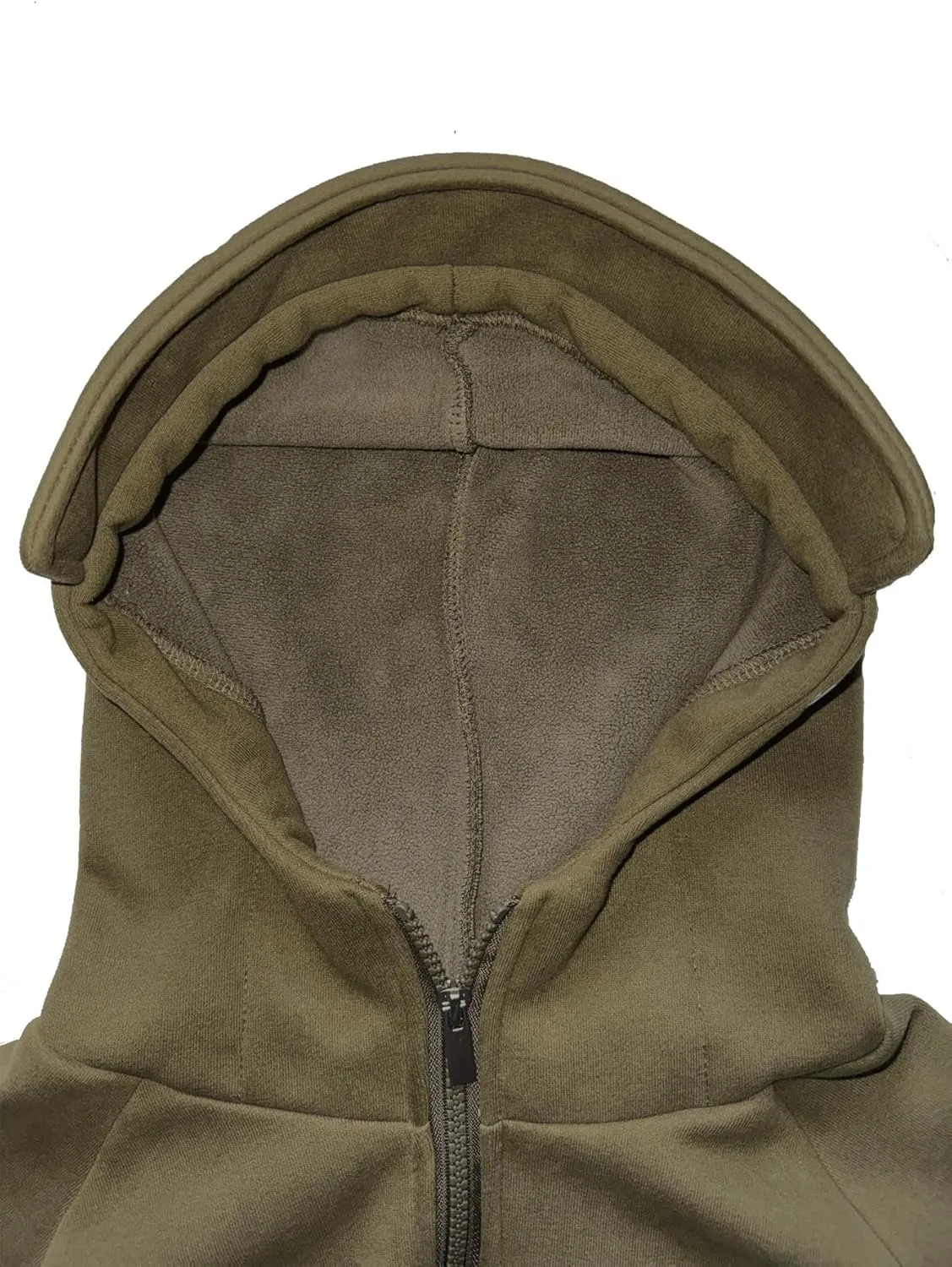 Men's Cargo Hoodies Fleece Long Sleeve Camo Hoodie Tactical Sweatshirts Quarter Zip Pullover Hooded Sweatshirts Jacket