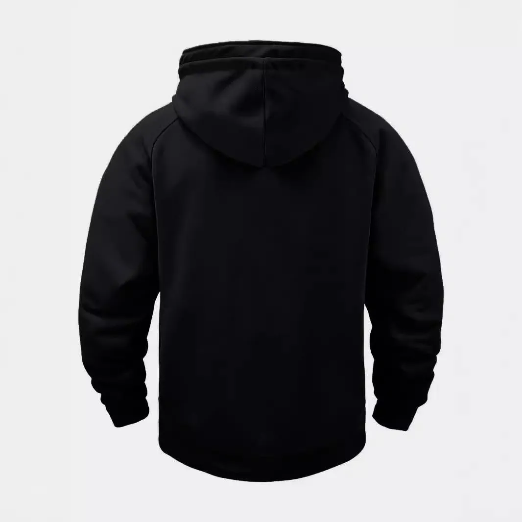 Men's Cargo Hoodies Fleece Long Sleeve Camo Hoodie Tactical Sweatshirts Quarter Zip Pullover Hooded Sweatshirts Jacket