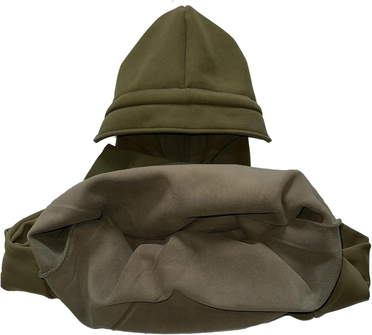 Men's Cargo Hoodies Fleece Long Sleeve Camo Hoodie Tactical Sweatshirts Quarter Zip Pullover Hooded Sweatshirts Jacket