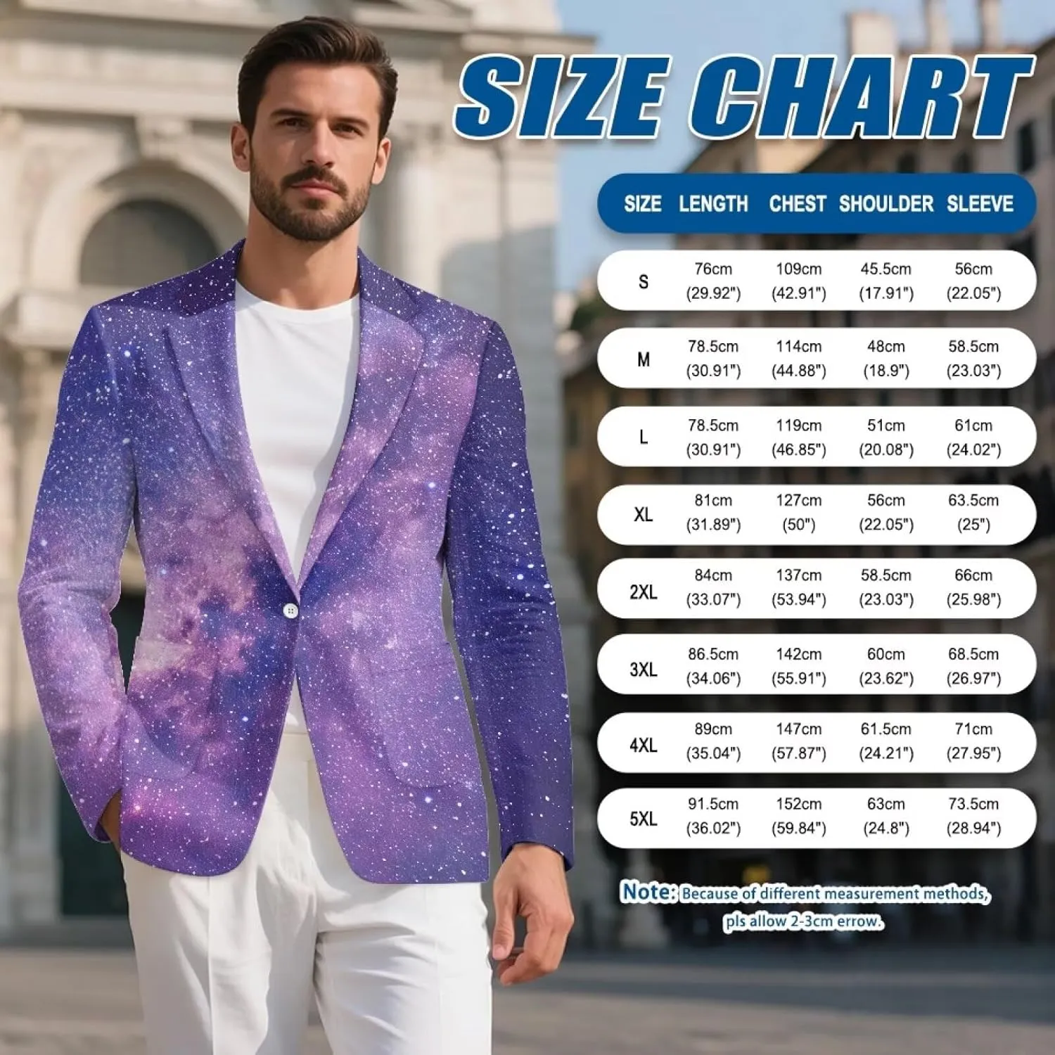 Mens Casual Blazer Sport Coat Lightweight One Button Business Suit Jackets S-5XL