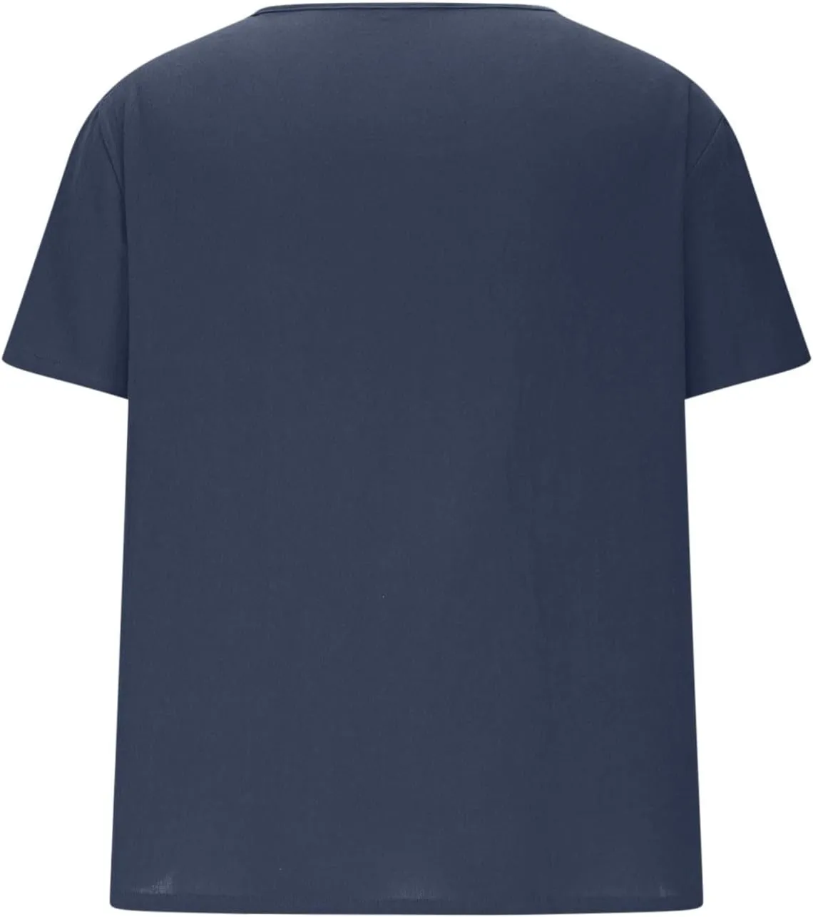 Men's Cotton Linen T Shirt Short Sleeve Crew Neck Tops Casual Summer Lightweight Loose Classic Basic Tee Shirts