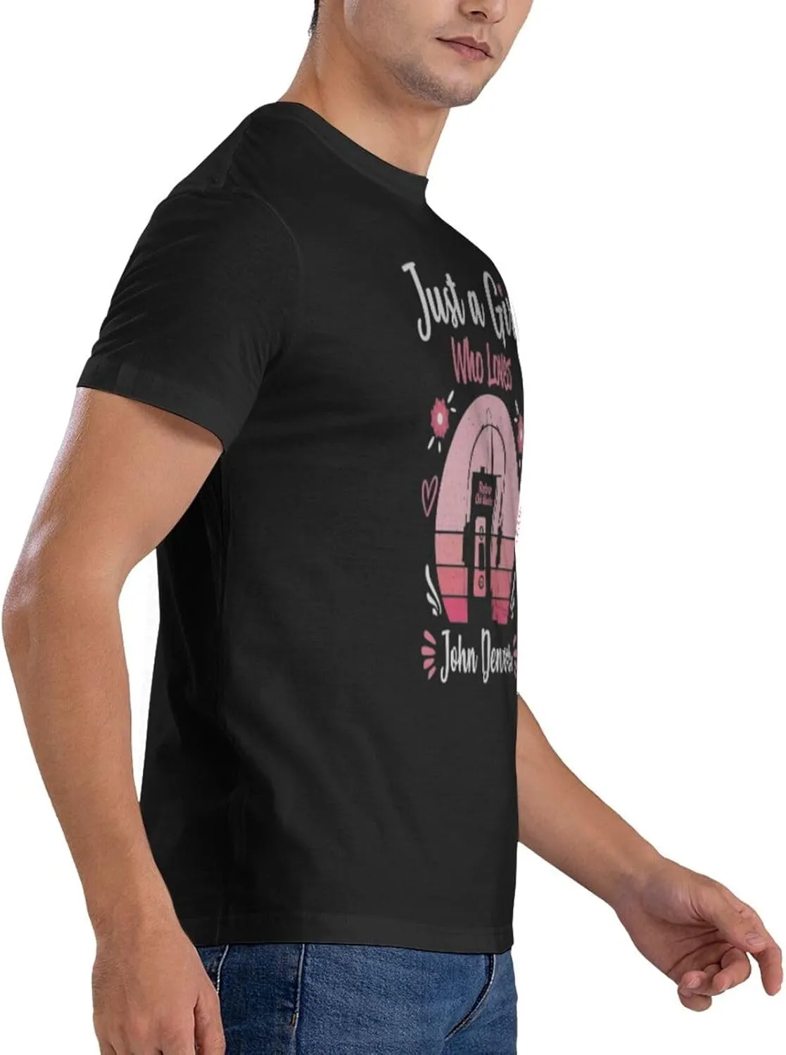 Mens Cotton Soft T Shirts Vintage Graphic Tees Casual Tops