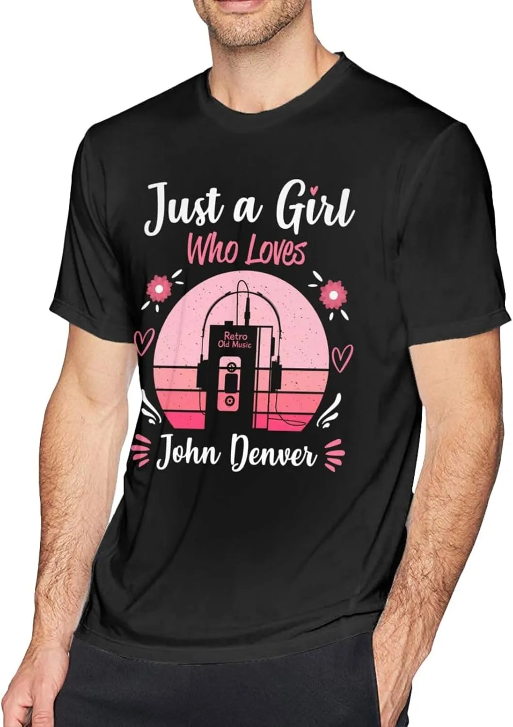 Mens Cotton Soft T Shirts Vintage Graphic Tees Casual Tops
