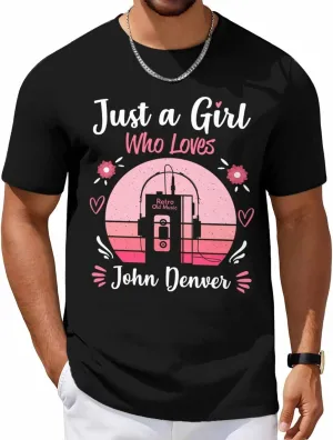 Mens Cotton Soft T Shirts Vintage Graphic Tees Casual Tops