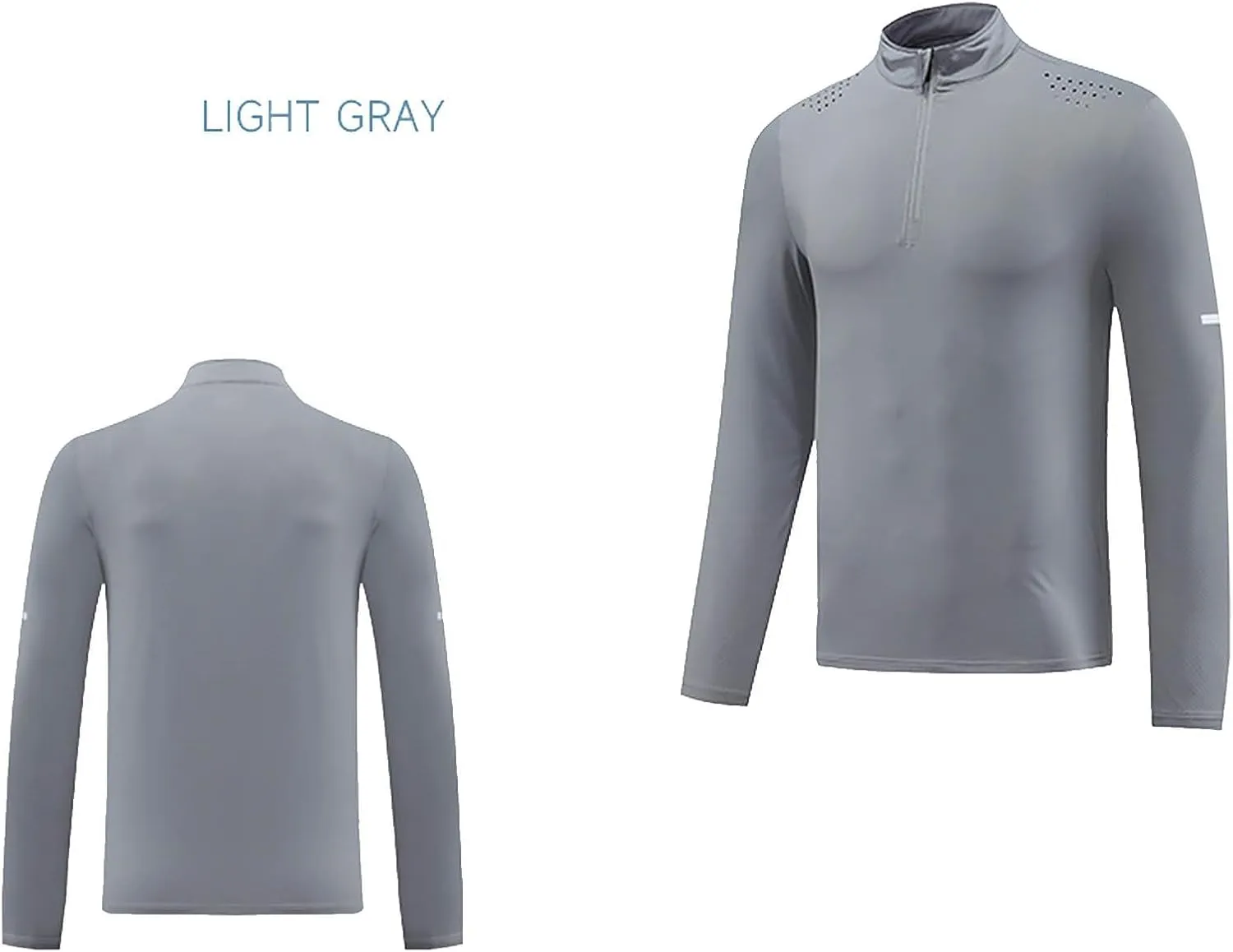 Men's Cycling Jerseys Long Sleeve Bike Biking Shirts Lightweight Zip Turtleneck Breathable Road Bicycle Clothing