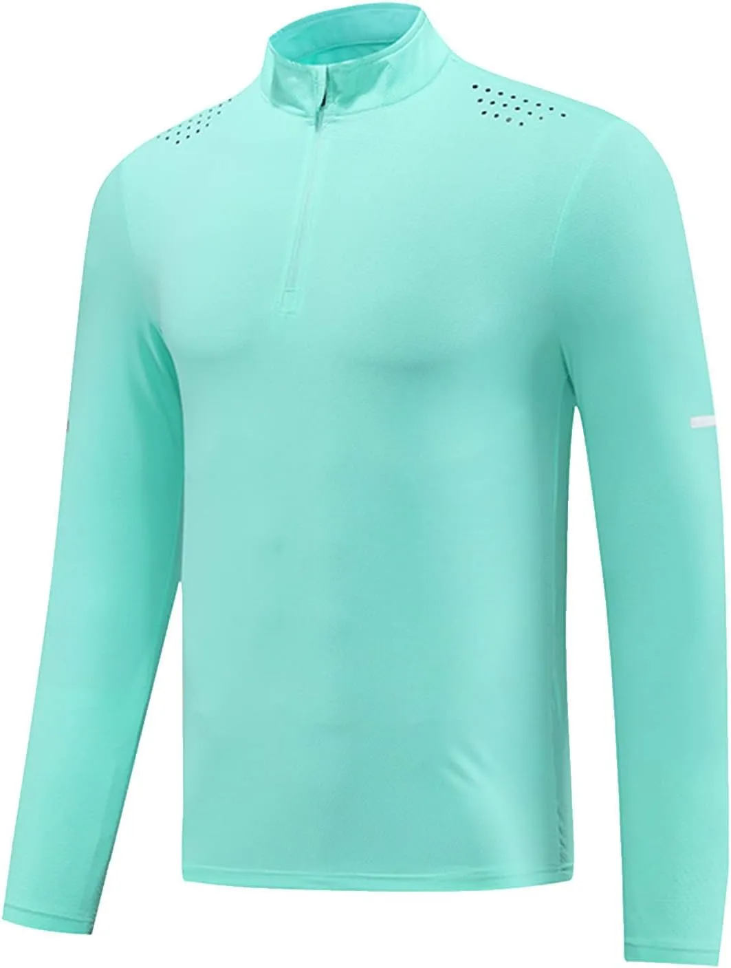 Men's Cycling Jerseys Long Sleeve Bike Biking Shirts Lightweight Zip Turtleneck Breathable Road Bicycle Clothing