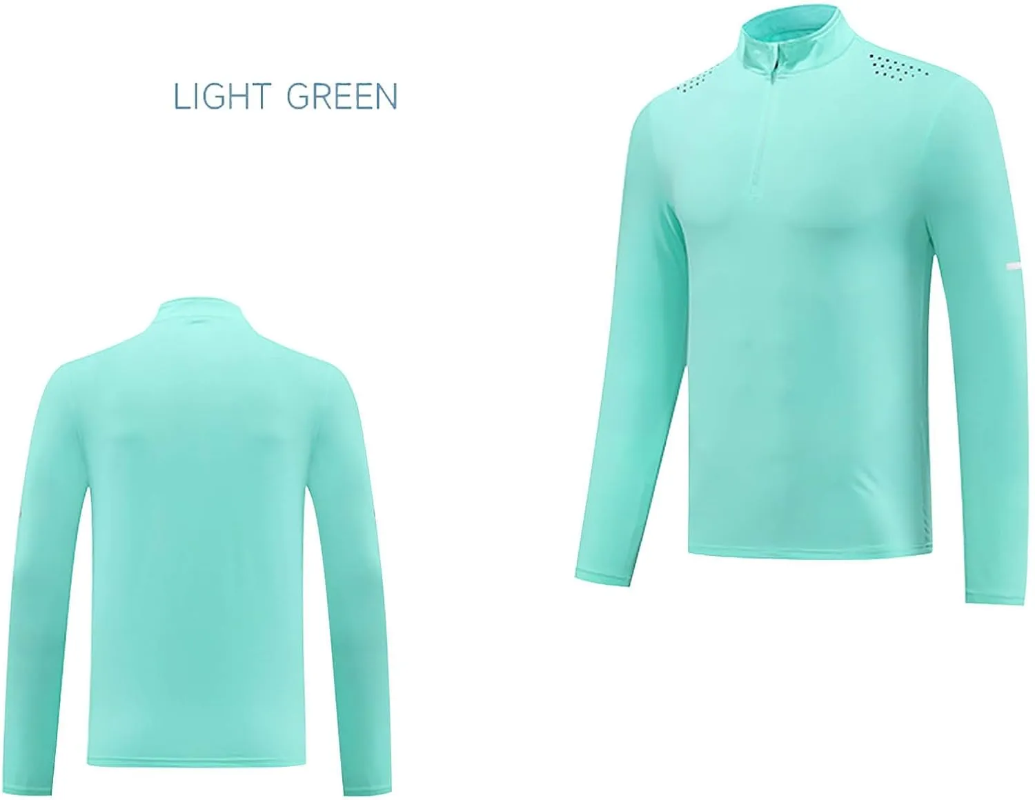 Men's Cycling Jerseys Long Sleeve Bike Biking Shirts Lightweight Zip Turtleneck Breathable Road Bicycle Clothing