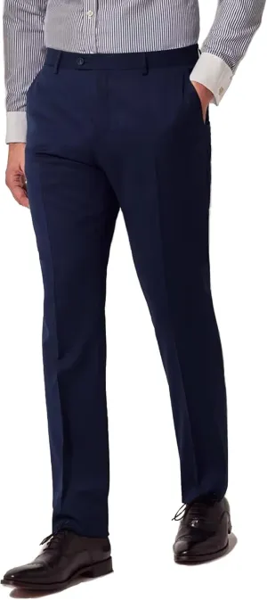 Men's Dress Pants Slim Fit Flat Front Suit Pant for Men Hidden Expandable Waist Suit Trousers Casual Suit Slacks