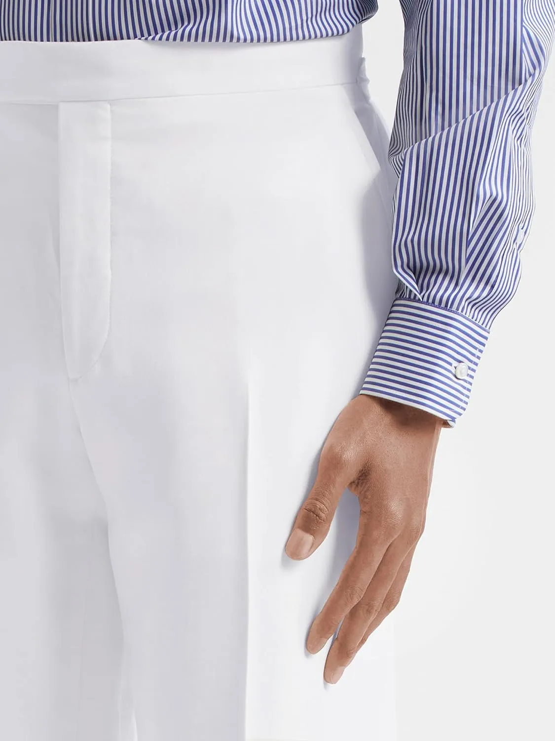 Men's Dress Pants Slim Fit Flat Front Suit Pant for Men Hidden Expandable Waist Suit Trousers Casual Suit Slacks