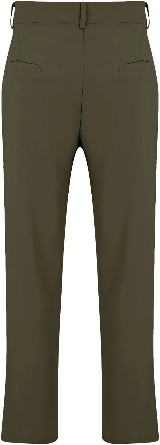 Mens Dress Pants Wide Leg Pleat Front Long Pants High Waisted Button Zipper Fly Suit Trousers Business Work Clothes