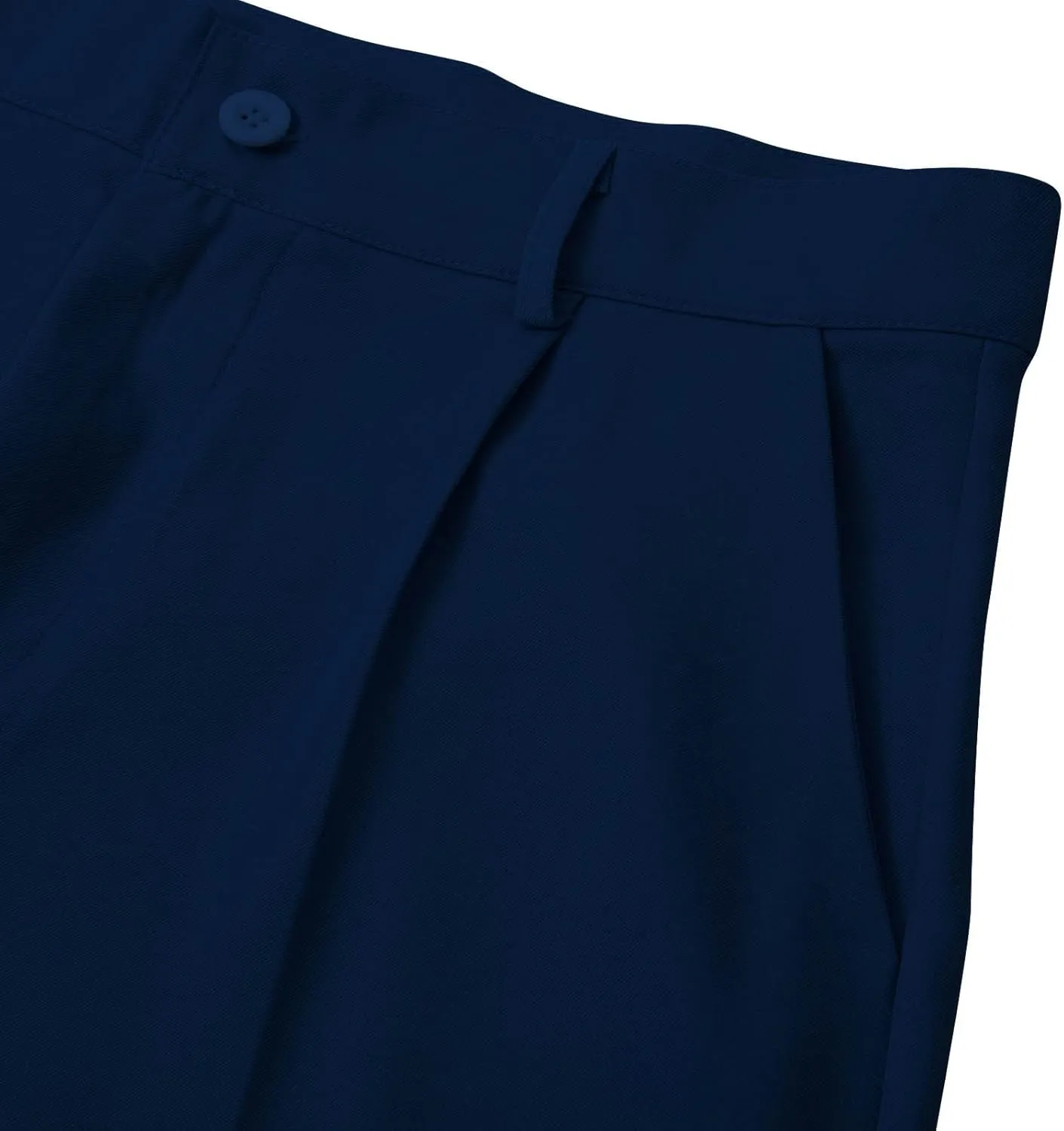 Mens Dress Pants Wide Leg Pleat Front Long Pants High Waisted Button Zipper Fly Suit Trousers Business Work Clothes