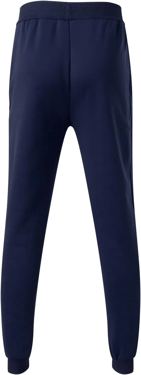 Men's Fleece Cargo Sweatpants Drawstring Loose Waist Solid Color Pants Pocket Active Athletic Workout Sweatpants Men