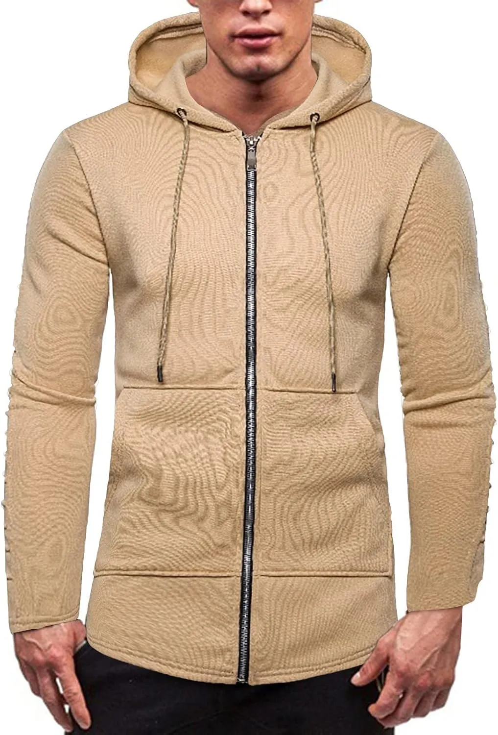 Mens Graphic Hoodies Men's Casual Camouflage Sports Sweatshirt Long Sleeve Zipper Hooded Jacket Coat Men Lightweight Hoodie