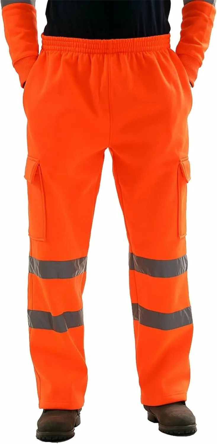 Mens High Visibility Rain Gear & Safety Hoodie Sets, Class 3 Reflective Rain Suits, Hooded Jackets and Pants