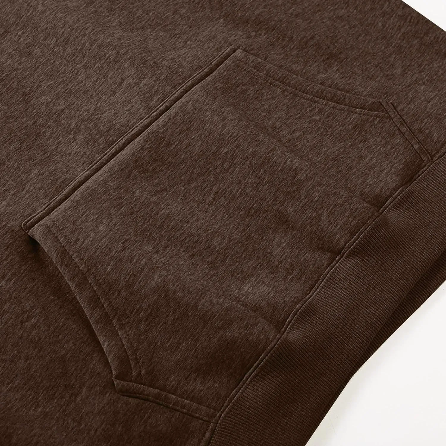 Men's Hooded Sweatshirts Long Sleeve Casual Basic Cropped Hoodie Fleece Lined Pullover Shirts Tops with Pocket