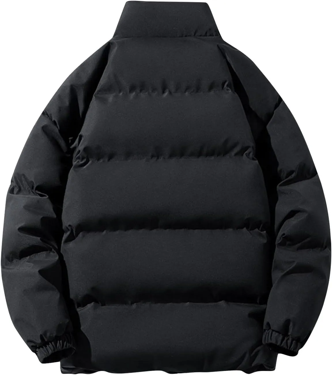 Men's Packable Puffer Jacket Coat Warm Jacket Fleece Lined Thicken Insulated Windproof Down Outwear Jackets, M-5XL
