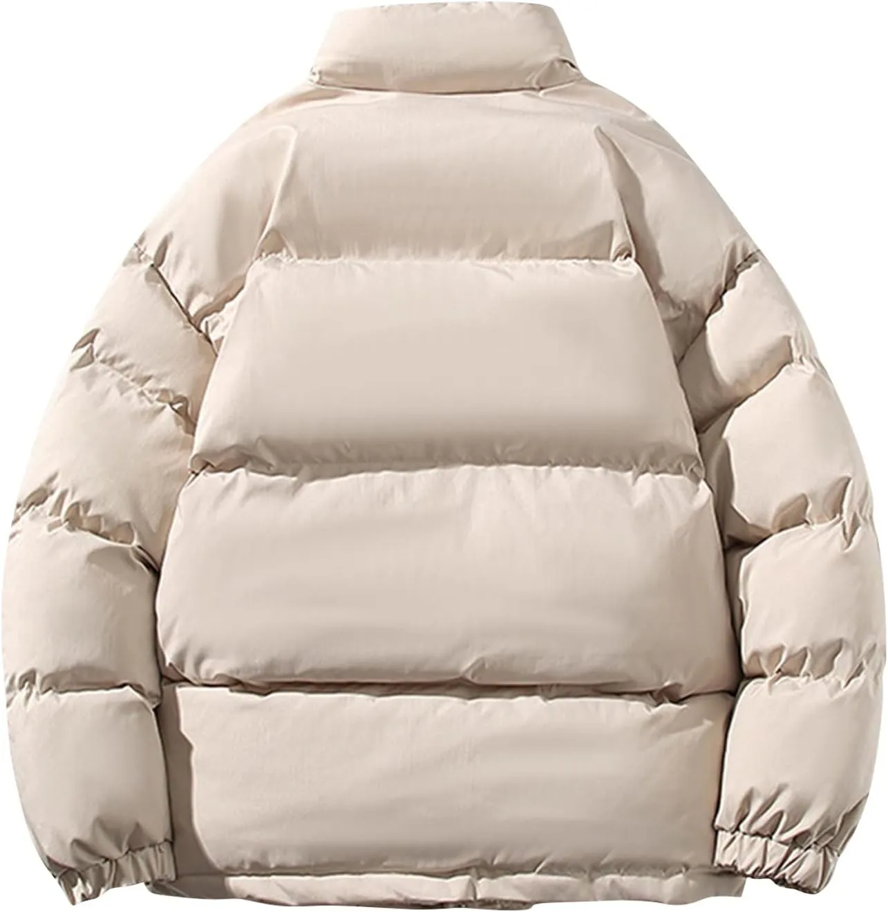 Men's Packable Puffer Jacket Coat Warm Jacket Fleece Lined Thicken Insulated Windproof Down Outwear Jackets, M-5XL